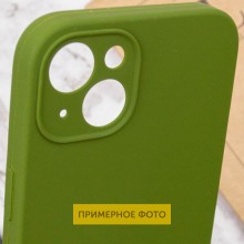 Чехол Silicone Case Full Protective (AA) NO LOGO для Apple iPhone 16 (6.1") – Зеленый