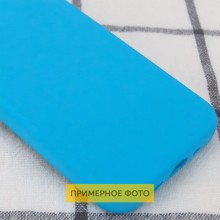 Чехол Silicone Case Full Protective (AA) NO LOGO для Apple iPhone 16 (6.1") – Голубой