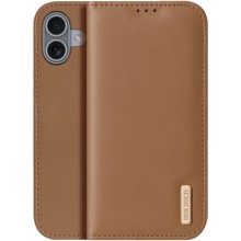 Чохол-книжка Dux Ducis Hivo для Apple iPhone 16 (6.1") (Коричневий)
