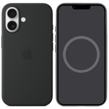 Чехол Silicone case (AAA) with Magsafe and Animation для Apple iPhone 16 (6.1")