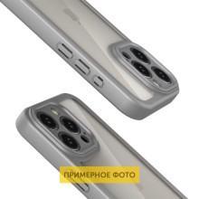 TPU чехол Transparent + Colour 1,5mm для Apple iPhone 16 (6.1") – Серый