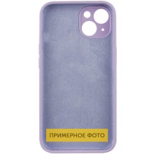 Чехол Silicone Case Full Protective (AA) NO LOGO для Apple iPhone 16 (6.1") – Сиреневый