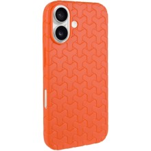 Чохол TPU Weaving для Apple iPhone 16 (6.1") – Помаранчевий