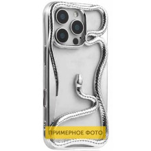 TPU чохол Snake для Apple iPhone 16 (6.1") – Срібний