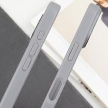 TPU чехол Transparent + Colour 1,5mm для Apple iPhone 16 (6.1") – Серый