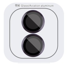 Защитное стекло Metal Classic на камеру (в упак.) для Apple iPhone 16 (6.1") / 16 Plus (6.7") – Черный