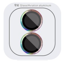 Защитное стекло Metal Classic на камеру (в упак.) для Apple iPhone 16 (6.1") / 16 Plus (6.7") – Сиреневый