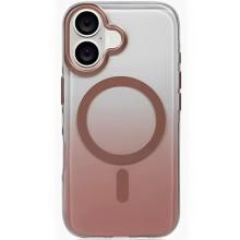 Чехол TPU+PC Shadow with MagSafe для Apple iPhone 16 (6.1") – Rose Gold