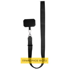 Чехол TPU GETMAN Cat with straps для Apple iPhone 16 (6.1") – Черный