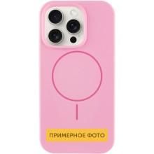 Чехол Silicone Case Full Protective (AA) NO LOGO with MagSafe для Apple iPhone 16 (6.1") – Розовый
