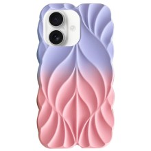 TPU чехол Leaf для Apple iPhone 16 (6.1") – Лиловый