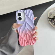 TPU чехол Leaf для Apple iPhone 16 (6.1") – Лиловый