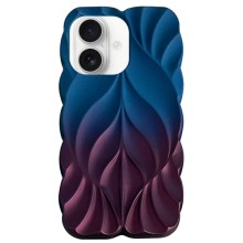 TPU чехол Leaf для Apple iPhone 16 (6.1") – Темно-синий