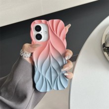 TPU чехол Leaf для Apple iPhone 16 (6.1") – Розовый