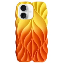 TPU чехол Leaf для Apple iPhone 16 (6.1") – Желтый