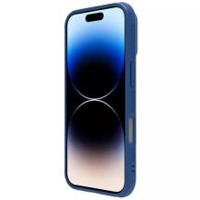 Карбонова накладка Nillkin CamShield Pro для Apple iPhone 16 (6.1") – Блакитний