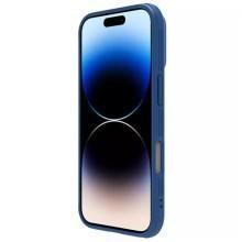 Карбонова накладка Nillkin CamShield Pro Magnetic для Apple iPhone 16 (6.1") – Блакитний