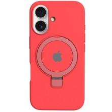 Чехол Silicone Case Full Protective with Ring для Apple iPhone 16 (6.1") – Красный