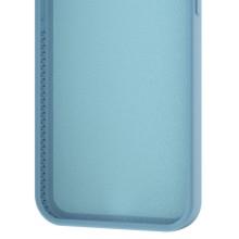 Чохол Silicone Case Full Protective with Ring для Apple iPhone 16 (6.1") – Блакитний