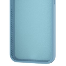 Чехол Silicone Case Full Protective NO LOGO with Ring для Apple iPhone 16 (6.1") – Голубой