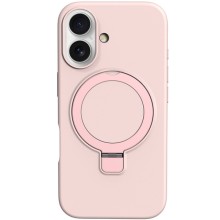 Чехол Silicone Case Full Protective NO LOGO with Ring для Apple iPhone 16 (6.1") – Розовый