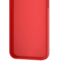 Чехол Silicone Case Full Protective NO LOGO with Ring для Apple iPhone 16 (6.1") – Красный