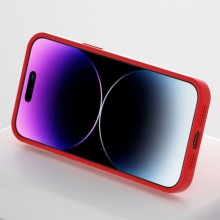Чехол Silicone Case Full Protective NO LOGO with Ring для Apple iPhone 16 (6.1") – Красный