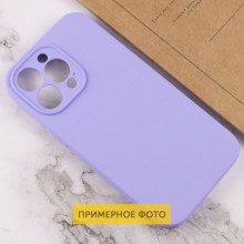 Чехол Silicone Case Full Camera Protective (AA) NO LOGO для Apple iPhone 16 (6.1") – Сиреневый