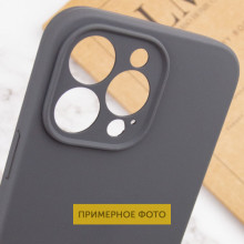Чехол Silicone Case Full Camera Protective (AA) NO LOGO для Apple iPhone 16 (6.1") – Серый