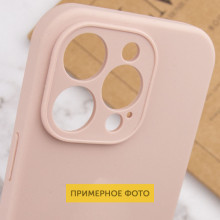 Чехол Silicone Case Full Camera Protective (AA) NO LOGO для Apple iPhone 16 (6.1") – Розовый