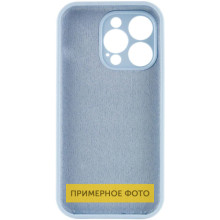 Чохол Silicone Case Full Camera Protective (AA) NO LOGO для Apple iPhone 16 (6.1") – Блакитний