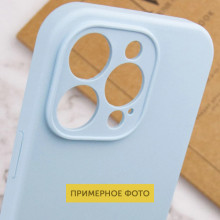 Чохол Silicone Case Full Camera Protective (AA) NO LOGO для Apple iPhone 16 (6.1") – Блакитний