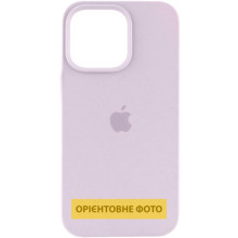 Чехол Silicone Case (AA) Logo with MagSafe для Apple iPhone 16 (6.1") – Сиреневый