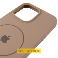 Чохол Silicone Case Full Protective (AA) V2 with MagSafe для Apple iPhone 16 (6.1") – Бежевий