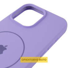 Чохол Silicone Case Full Protective (AA) V2 with MagSafe для Apple iPhone 16 (6.1") – Бузковий