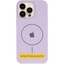 Чохол Silicone Case Full Protective (AA) V2 with MagSafe для Apple iPhone 16 (6.1") – Бузковий
