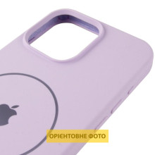Чохол Silicone Case Full Protective (AA) V2 with MagSafe для Apple iPhone 16 (6.1") – Бузковий