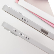 Чехол SGP PC+Leather with MagSafe для Apple iPhone 16 (6.1") – Серый