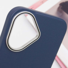 Чехол SGP PC+Leather with MagSafe для Apple iPhone 16 (6.1") – Голубой