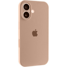 Чехол Silicone Case Full Camera Protective (AA) для Apple iPhone 16 (6.1") (Бежевый)