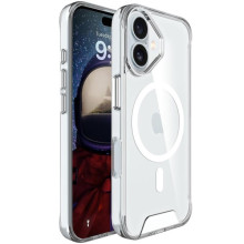 Чехол TPU Space Case with MagSafe для Apple iPhone 16 (6.1") (Прозрачный)