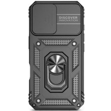 Чохол Ummi Camshield Serge Ring для Apple iPhone 16 (6.1") – Чорний