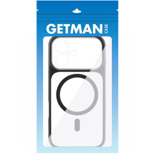 Чехол TPU+PC GETMAN Moon Clear with MagSafe для Apple iPhone 16 (6.1")