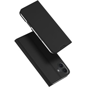 Чохол-книжка Dux Ducis з кишенею для візиток для Apple iPhone 16 (6.1") (Чорний)