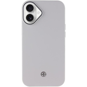 Чехол SGP PC+Leather with Magnetic Fit для Apple iPhone 16 (6.1") – Серый