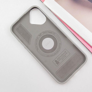 Чехол SGP PC+Leather with Magnetic Fit для Apple iPhone 16 (6.1") – Серый