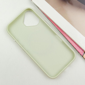 TPU чохол Bonbon Metal Style with Magnetic Fit для Apple iPhone 16 (6.1") – Білий