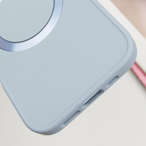 TPU чохол Bonbon Metal Style with Magnetic Fit для Apple iPhone 16 (6.1") – Блакитний