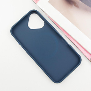 TPU чохол Bonbon Metal Style with Magnetic Fit для Apple iPhone 16 (6.1") – Синій