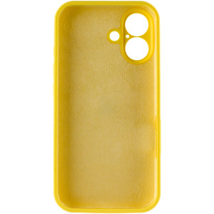 Чохол Silk Full Camera Protective (AA) NO LOGO для Apple iPhone 16 (6.1") – Жовтий